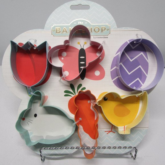 The Bakeshop by Master Class - 6pc Set of Easter Cookie Cutters - Picture 1 of 2